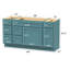 Base de meuble-lavabo simple 60 po seulement-95942034