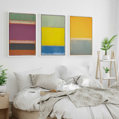 " Sunfield Glow Triptych " by Golden Glow Interiors 3 - Pieces