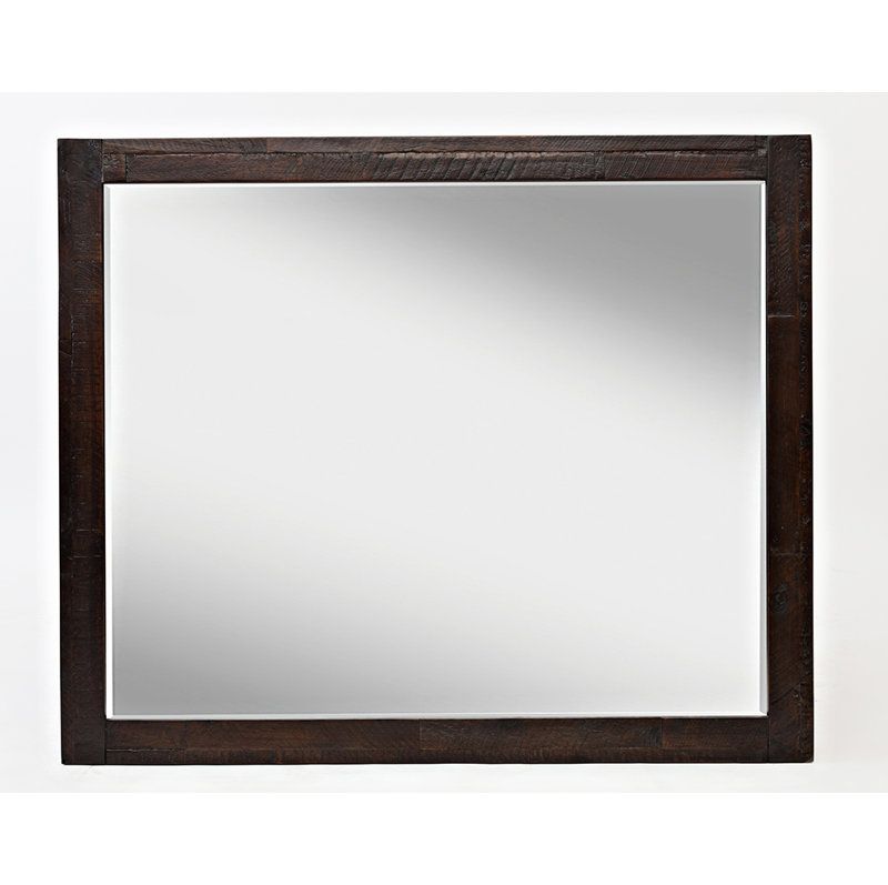 Miroir de commode vieilli rustique Delma