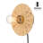 Geers Aluminum Plug-in Armed Sconce