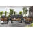 Outdoor Sofa Set For 5 With Removable Cushions And Sturdy Metal-Wood Frame-438420913