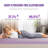 Merrillan Extra-long Twin 3'' Memory Foam Mattress Topper-88657402-93177545