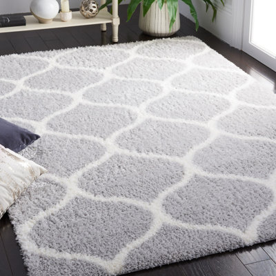Fleuriane Tahoe Shag Performance Geometric Rug