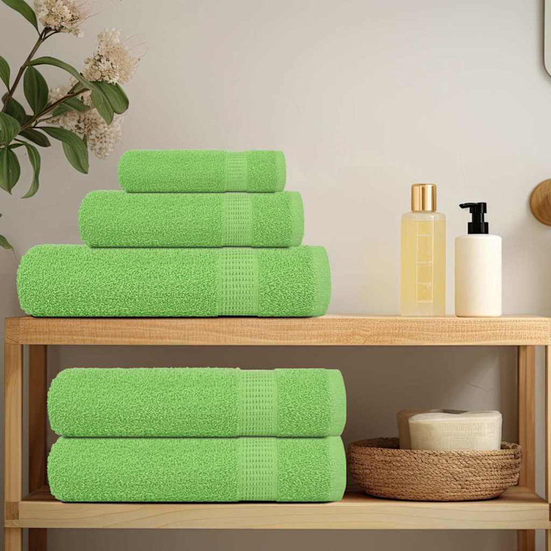 Avdie 100% Cotton Beach Towel, Apple green