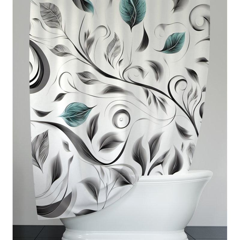 Rideau de douche Euharlee, L 70 po x L 72 po