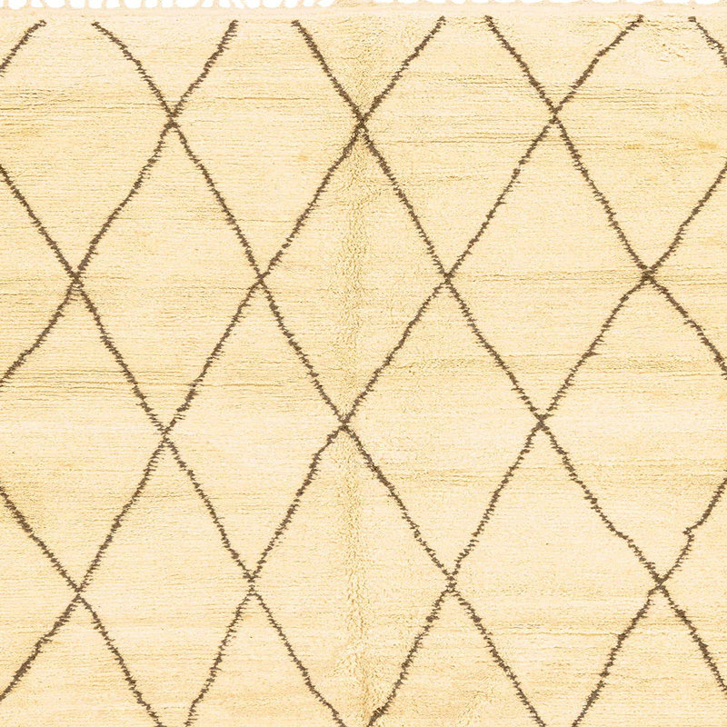 Tapis abstrait moderne 2927, Carré 4 pi