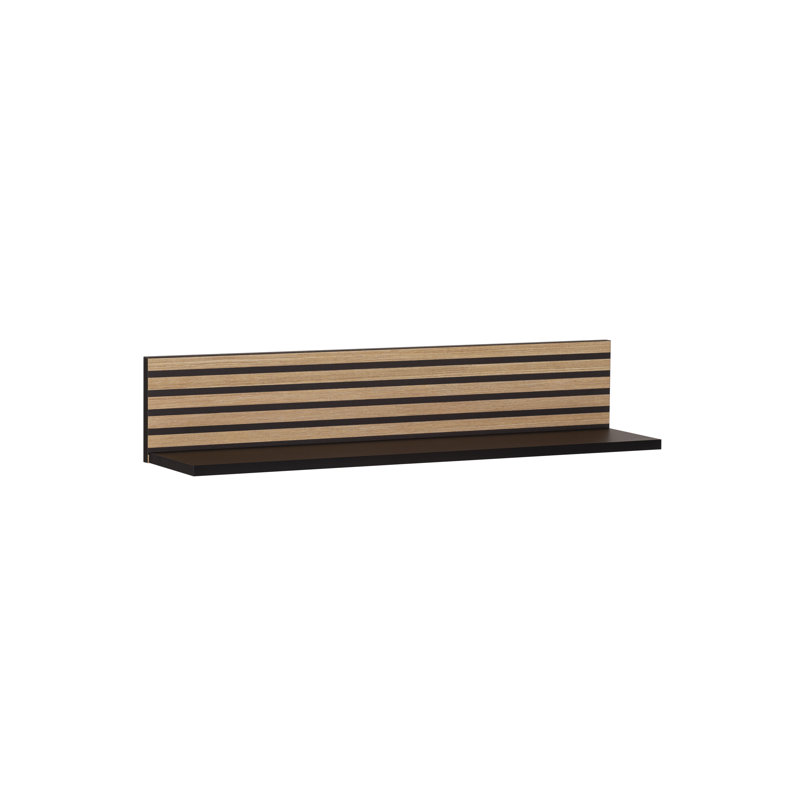 Nienke Picture Ledge Wall Shelf, Black