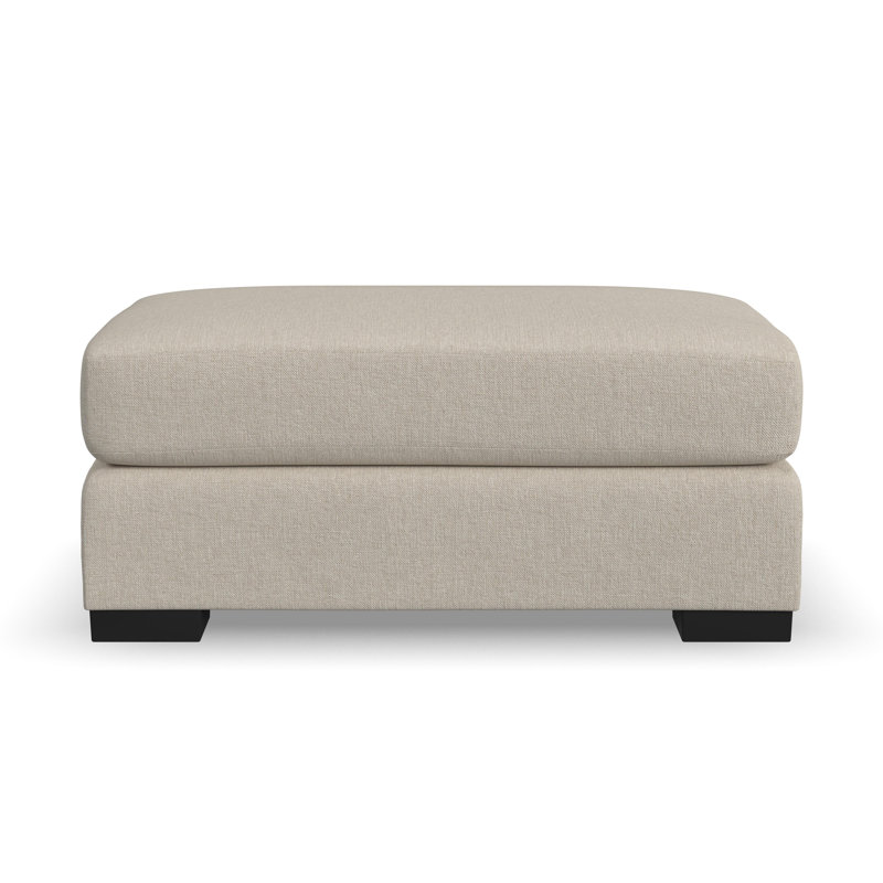 Oliver Chair And Ottoman, Beige