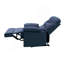 Fauteuil inclinable bleu avec accoudoirs coussinés-166447116
