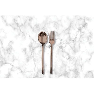 Due 2 Piece Stainless Steel Hostess Set