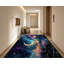 Tapis de paysage Dreamy Cosmic Crescent Moon Starry Sky-132871799