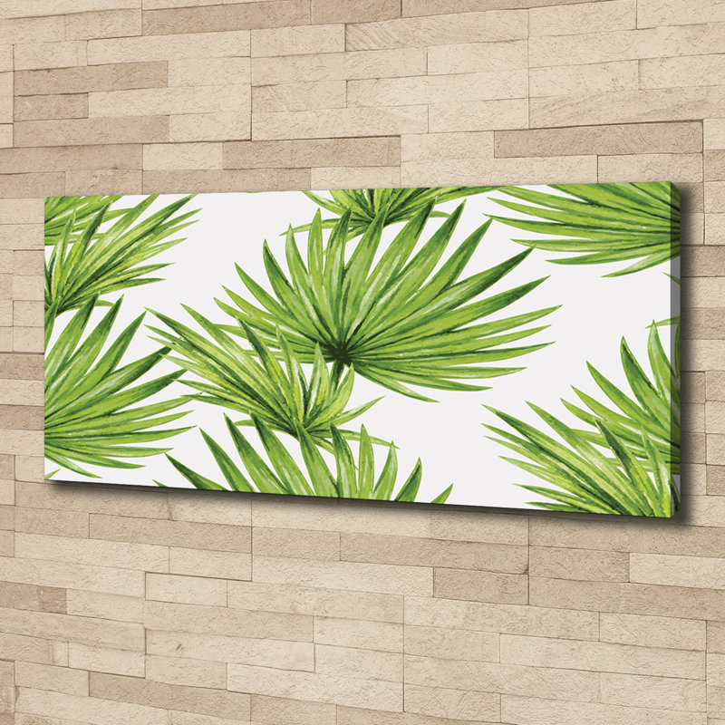Tropical Leaves - Wrapped Canvas Print
