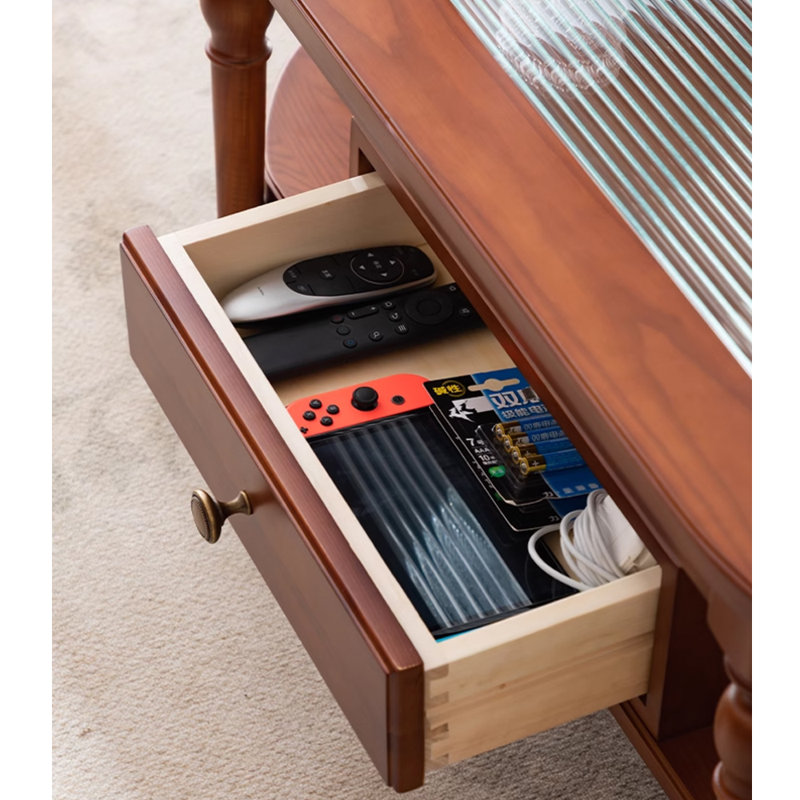 Retro Solid Wood Coffee Table