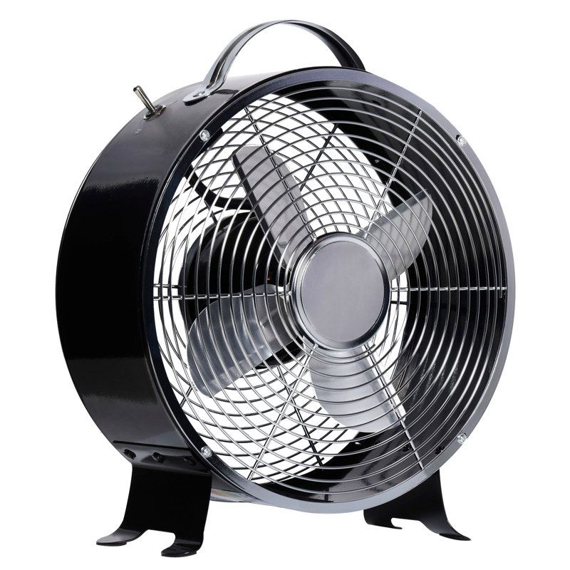 HOMCOM Mckinney 31Cm Box Fan, Black
