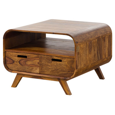 Solid Wood Coffee Table with Storage