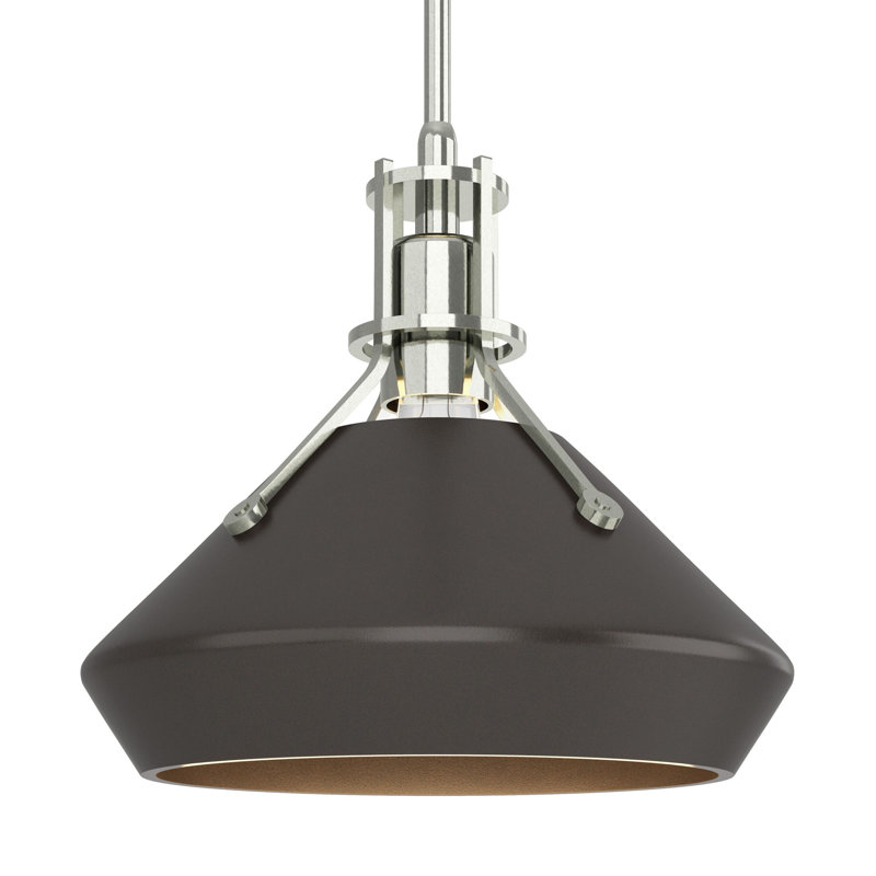 Henry with Chamfer Pendant, Oil Rubbed Bronze, Sterling