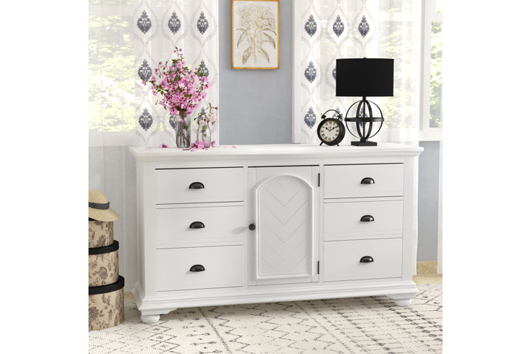 Tarquin 6 Drawer 63" W Combo Dresser