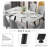 Rectangle Faux Marble Dining Table-80691185-84424028