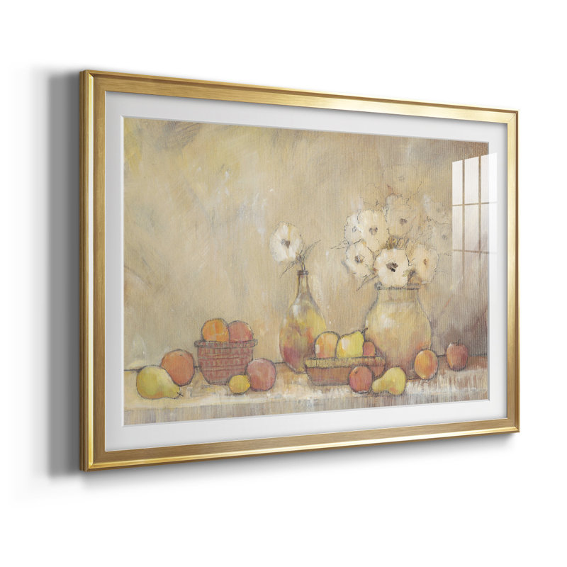 Minimalist Still Life Study I - reproduction de cadre photo, L 42,5 po x H 30,5 po, Or