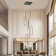  Keysha 8 - Light Unique Chandelier Large Long Cluster Pendant for Stairs Hallway with Remote Control