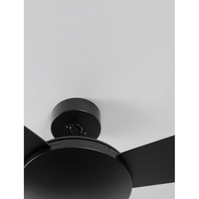 132cm Ceiling Fan, Black, Black