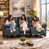 Dark Grey Leather Sofa est en rupture de stock