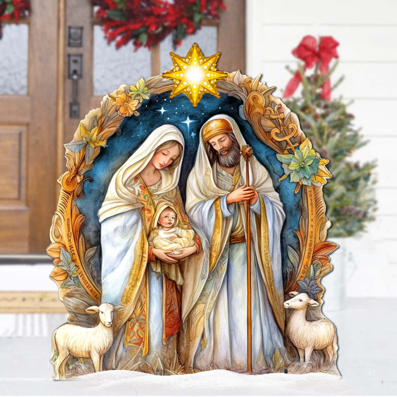 Figurine de crèche de Noël nostalgique