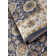 Kollektion 1767 Machine Woven Blue cream Rug