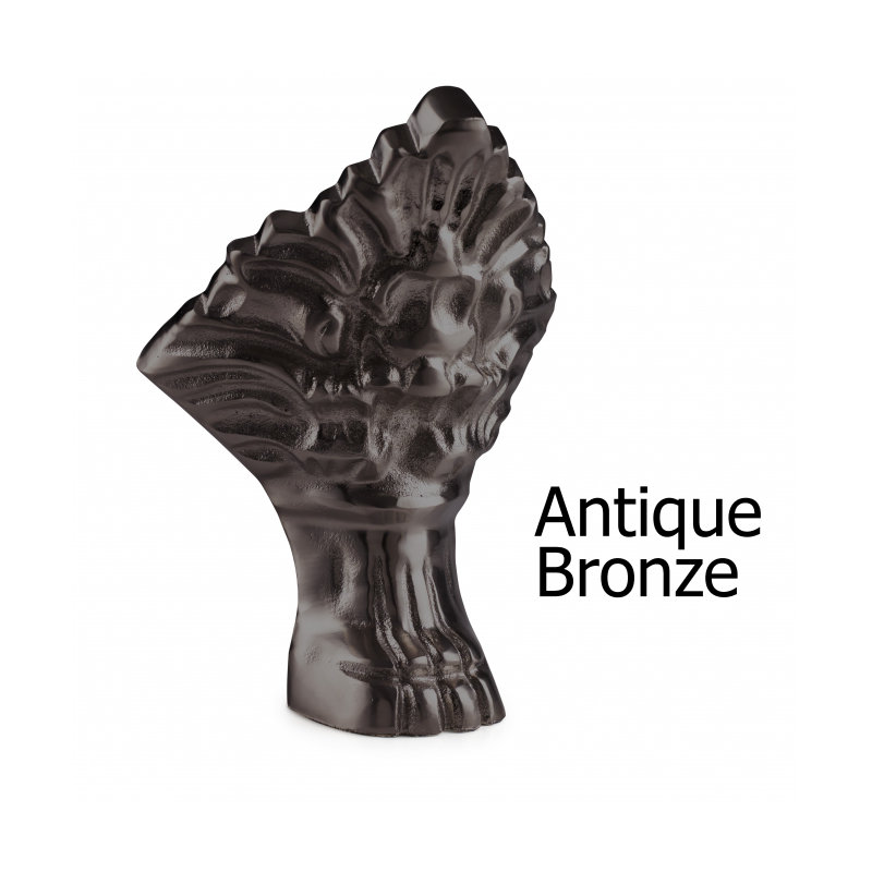 Iris 66.88'' L Soaking Bathtub, Antique Bronze, White Interior with White Exterior