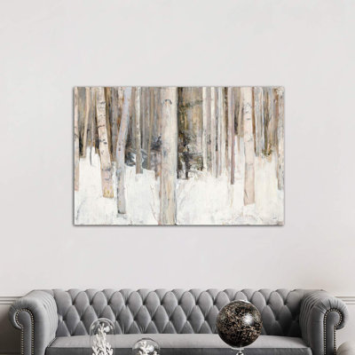 Warm Winter Light III by Julia Purinton - Wrapped Canvas Painting