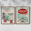 Bright Christmas Carnival - reproduction encadrée de qualité supérieure - prête à être accrochée - aucun clou requis - aucun clou requis-673439088-673439090