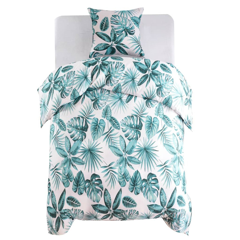 Cashanti Green/White 200 TC, 140 x 200 cm - 1 Pillowcase (60 x 70 cm)