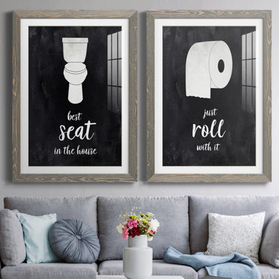 «Best Seat», ensemble de 2 reproductions d'art textuel