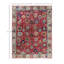 Tapis unique noué à la main Serapi - rose, 9 pi 0 po x 11 pi 10 po