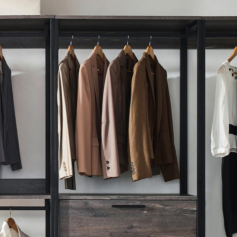 Garde-robe classé E0: favorise un air intérieur plus propre, aménagement personnalisable