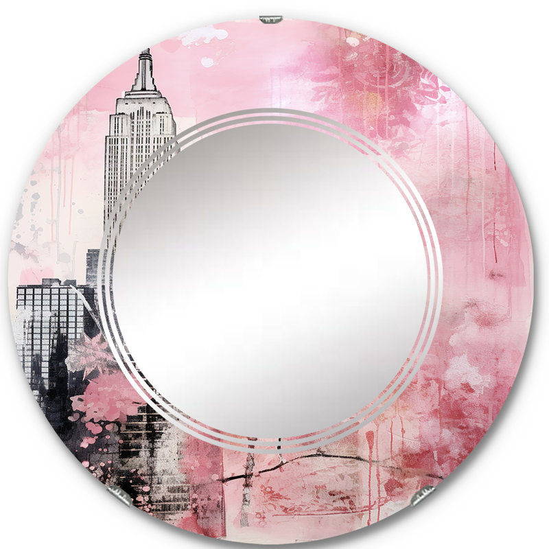 Miroir mural Mufrid, 24 po x 24 po