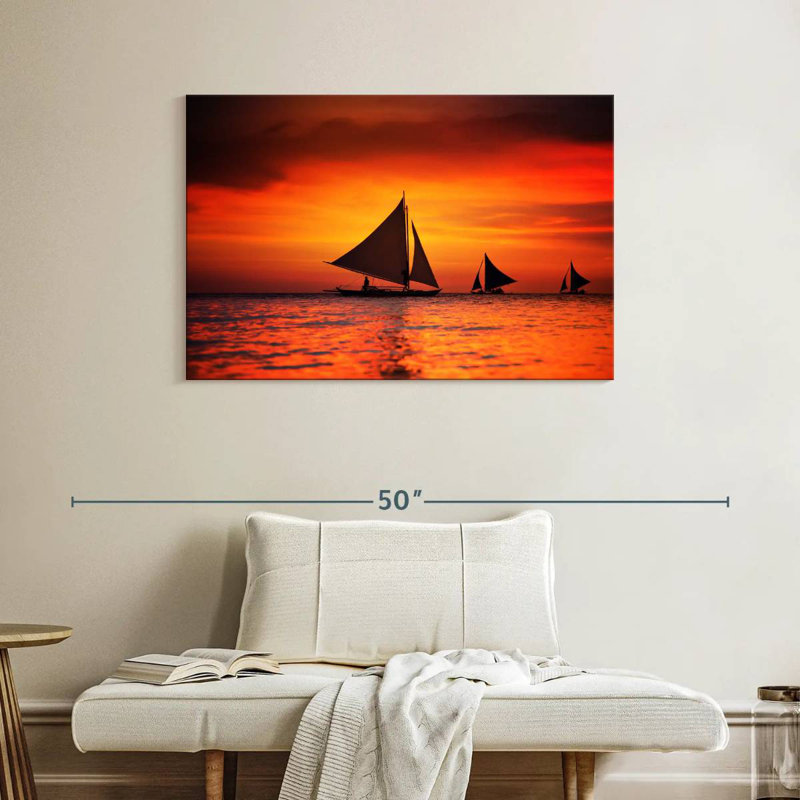 Mehar voiliers à Boracay, H 26 po x l 39 po