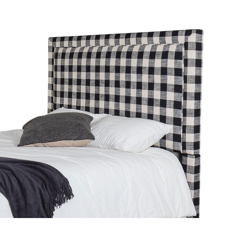 Guerline Upholstered Headboard, King, White