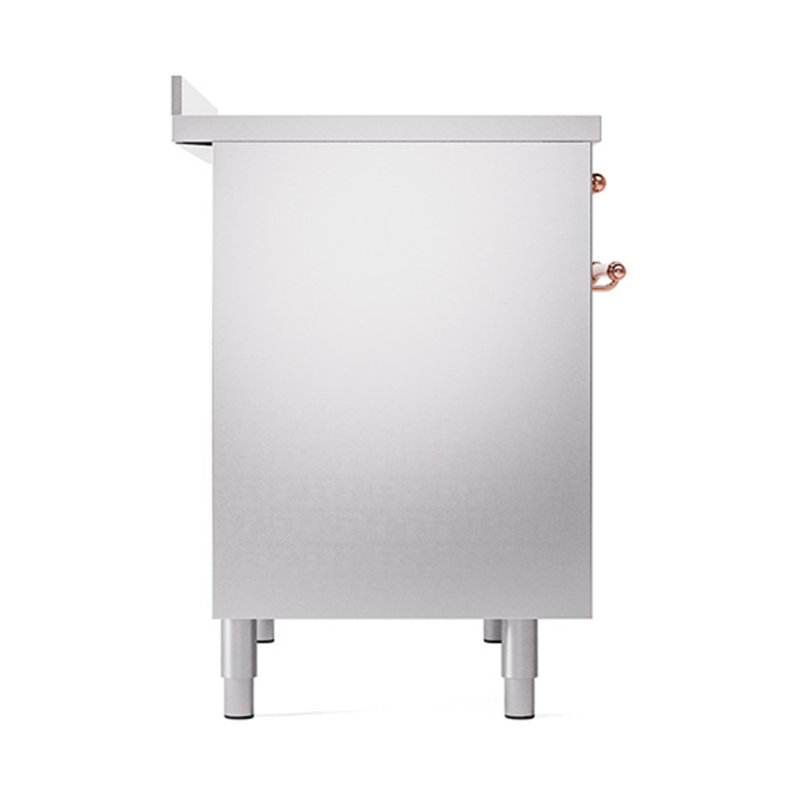 ILVE Nostalgie II Noblesse 40 in Induction Range, Stainless Steel/Copper