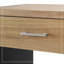 Table de chevet avec tiroirs de rangement et tablette ouverte-1409540961