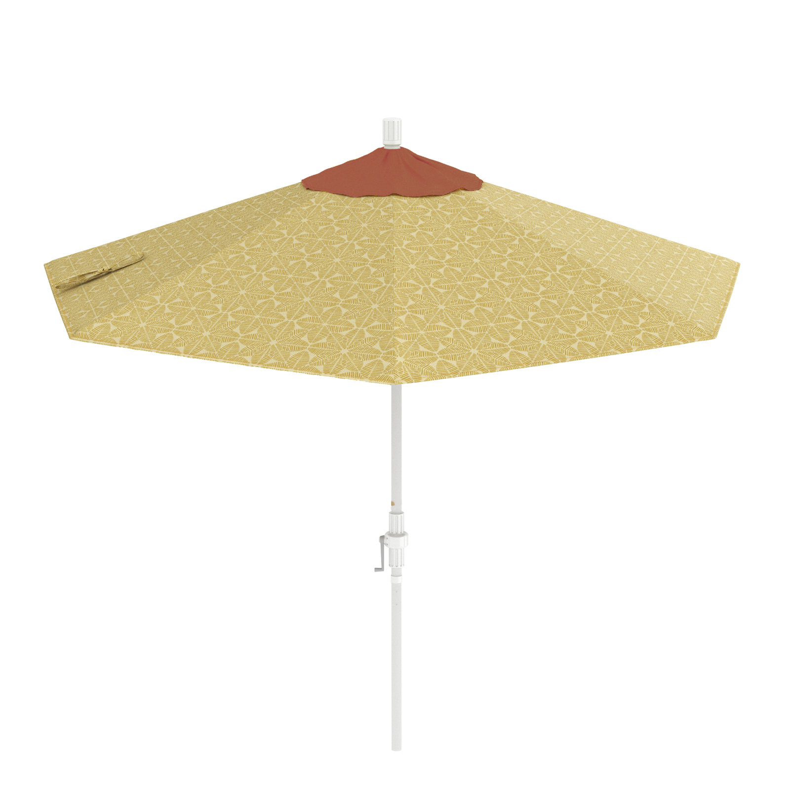Santana 108'' Outdoor Umbrella, Palmetto Sawgrass - Pacifica Premium