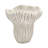 9.3X9x8.7" Sand And Cement Coral Planter With Textured Beige Finish