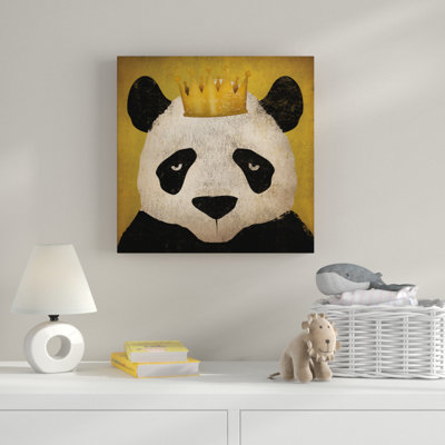 «Panda with Crown», art sur toile