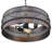 Andelo 3 - Light Dimmable Drum Chandelier