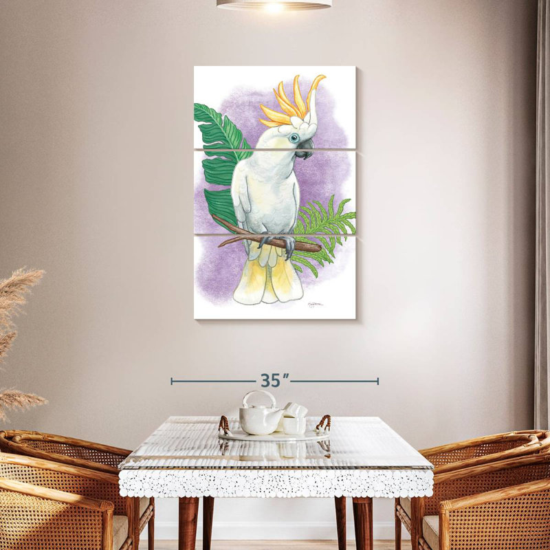Brampt Tropical Flair III, 45" H x 28" W