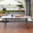 70.8in White Sintered Stone Rectangular Dining Table Chair Set