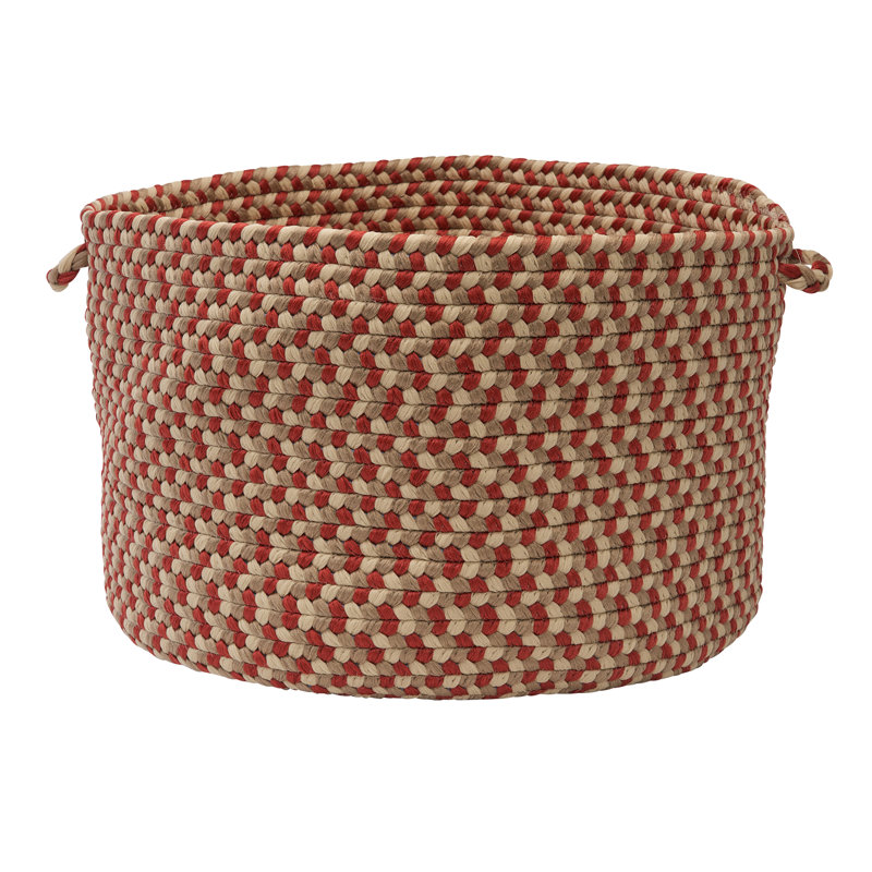 Panier Charlise, H 10 po x l 14 po x P 14 po, Baron rouge