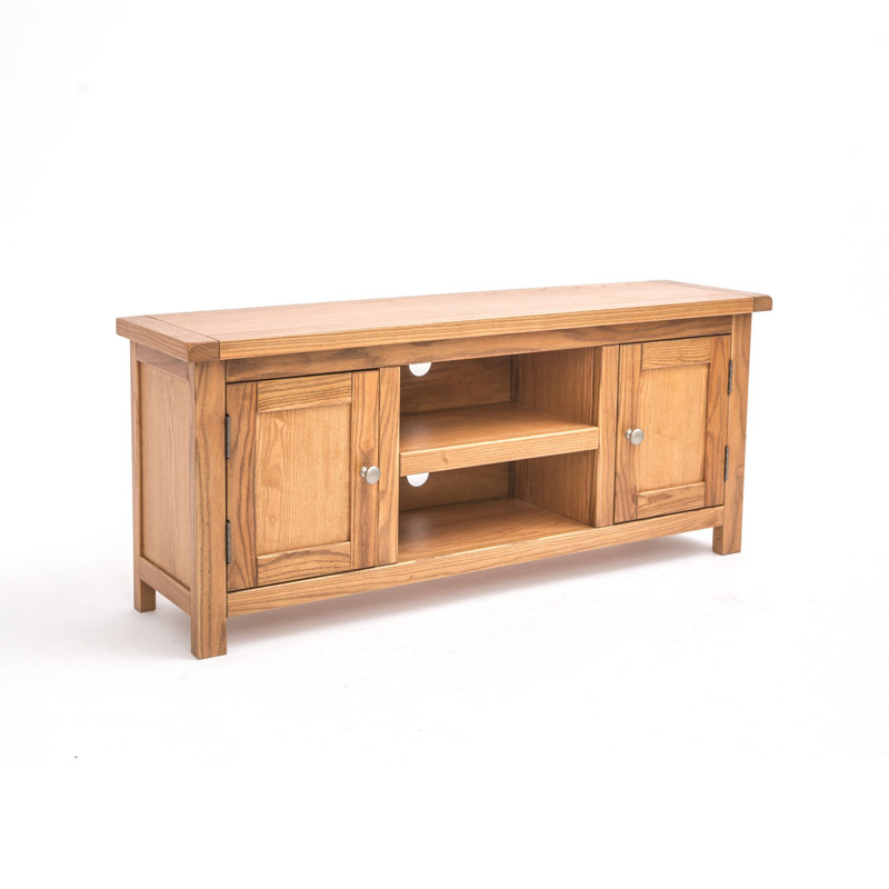 Riordan TV Stand for TVs up to 55", Brown/Gray