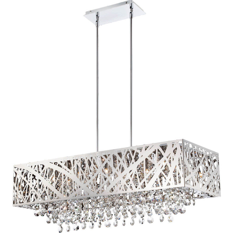 Doby 10 - Light Kitchen Island Pendant, Chrome