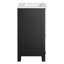 Meuble-lavabo sur pied simple 24 po avec plateau en céramique Modway-93235950